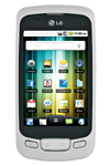 LG P500 Optimus One Silver