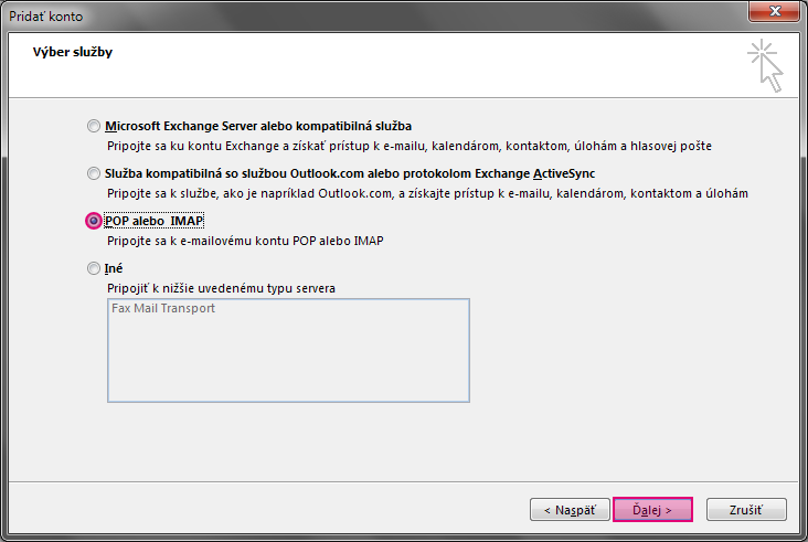 Ako sa vám pripojiť svoj e-mail do programu Outlook