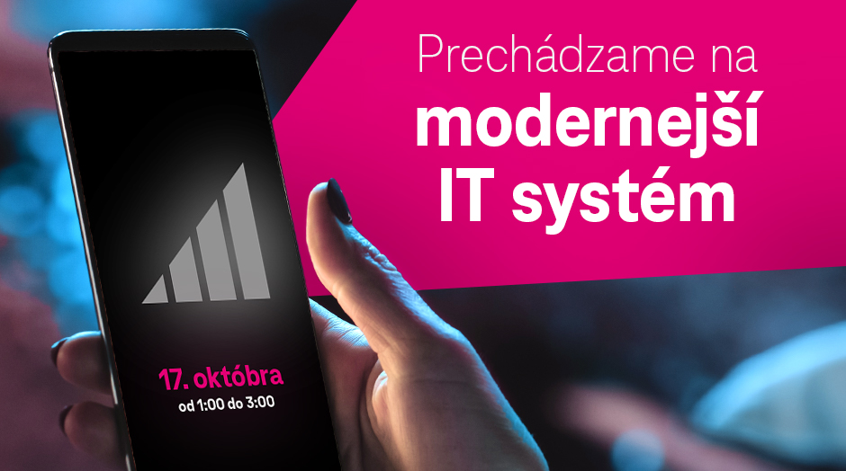 Prechádzame na modernejší IT systém