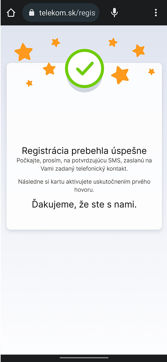 Registrácia Predplatenky biometriou