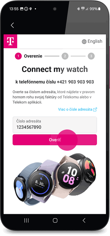 Deaktivácia služby Connect my watch - návod