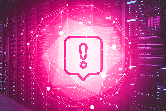 Grafické znázornenie procesu identifikácie bezpečnostných rizík v IT infraštruktúre.