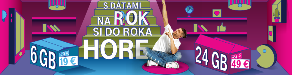 Dáta na rok 6 GB alebo 24 GB
