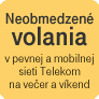 Bonusový balíček neobmedzených volaní večer víkend