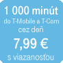 Balíček 1000 minút do T-Mobilu cez deň s viazanosťou