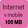 Internet v mobile 100 MB